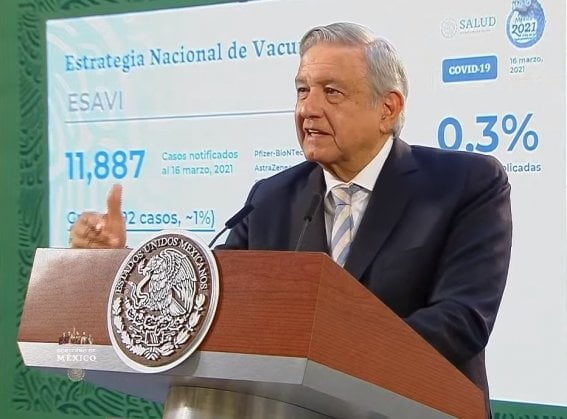 Sin problemas vacuna de AstraZeneca en México: AMLO