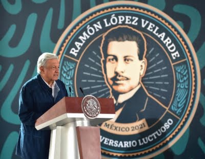 Preside López Obrador homenaje a López Velarde