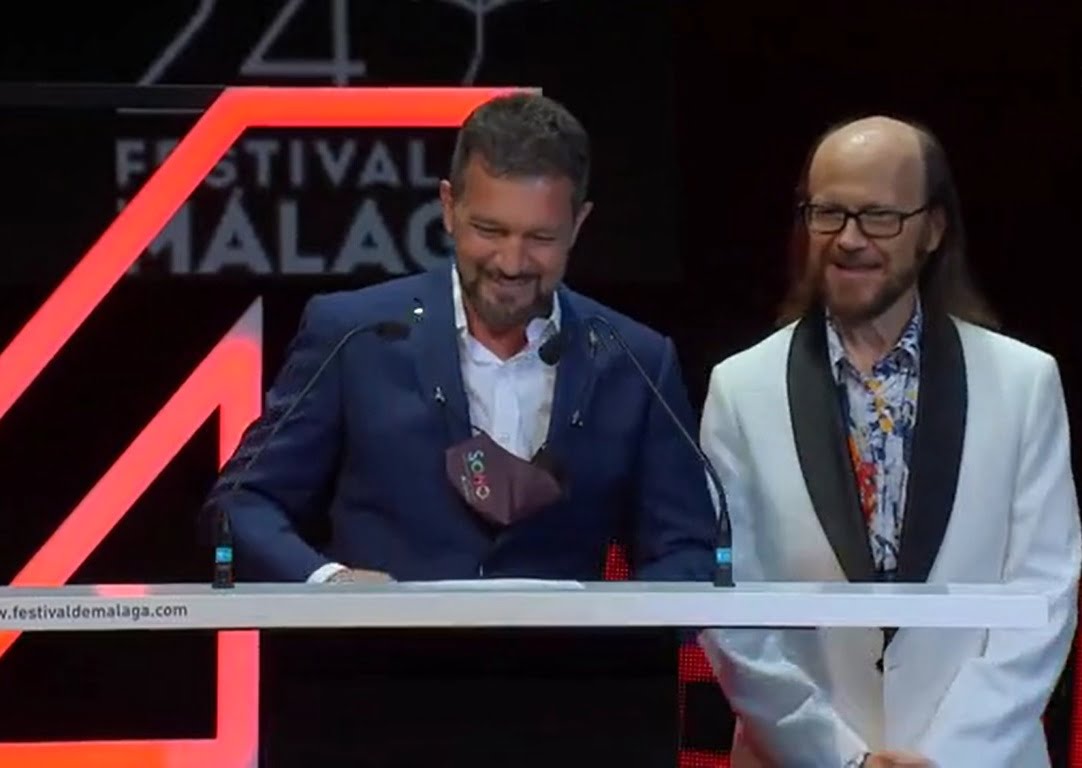 Antonio Banderas y Santiago Segura