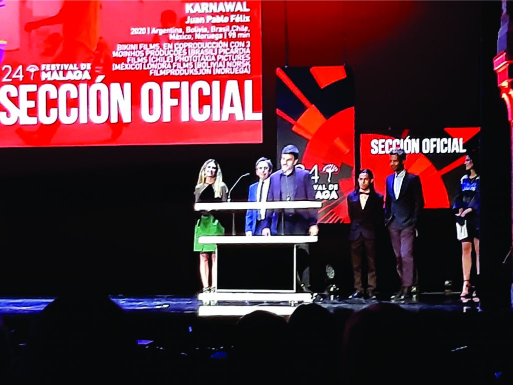 Karnawal es la primera película Latinoamericana que se presentan en el 24 Festival de Cine de Málaga