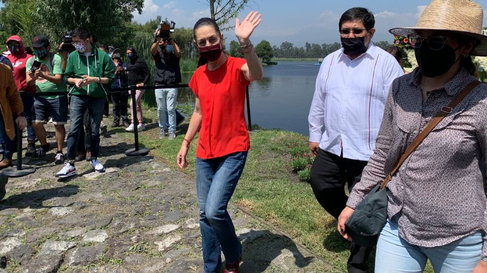 Entrega rehabilitación de Parque Ecológico Xochimilco