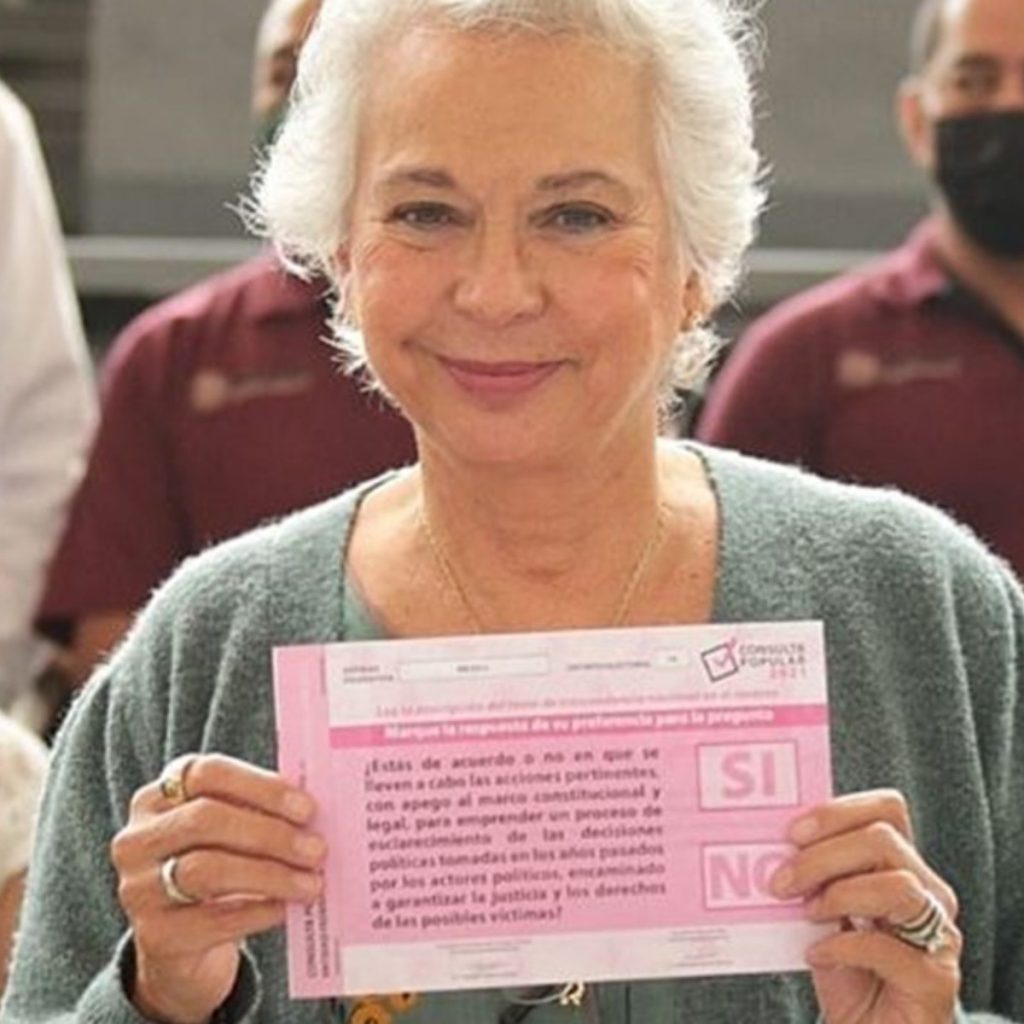 Invita Sánchez Cordero a la ciudadanía participar en consulta popular