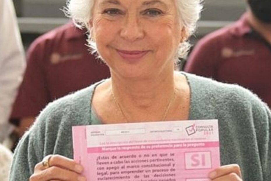Invita Sánchez Cordero a la ciudadanía participar en consulta popular