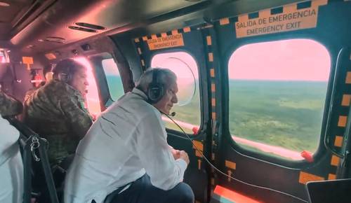 Comparte AMLO impresiones durante supervisión del Tren Maya