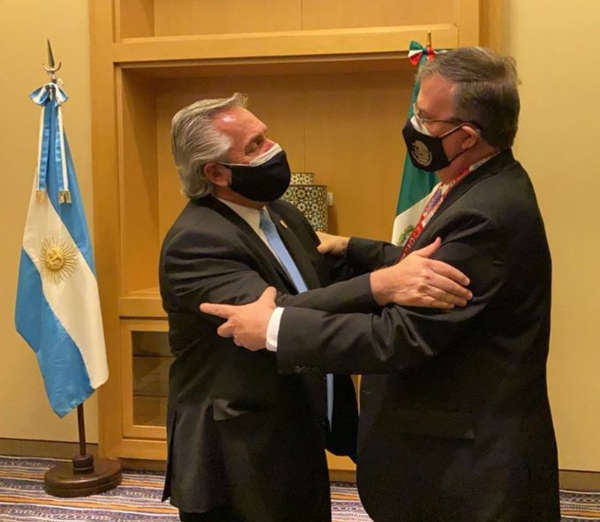 Sostiene Marcelo Ebrard reunión con el presidente de Argentina