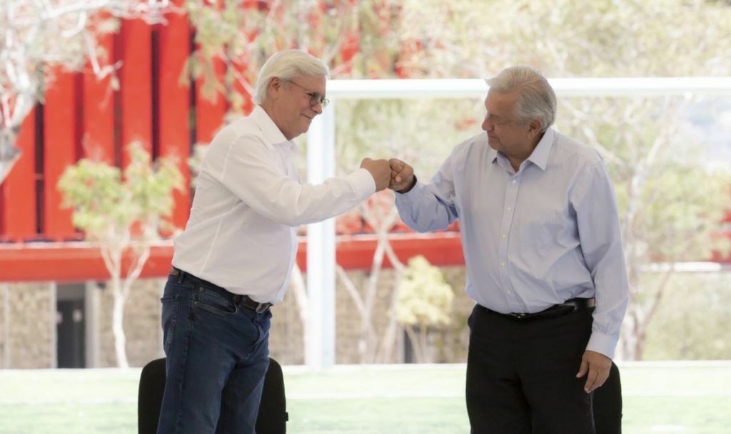 Celebra López Obrador gestión de Bonilla como gobernador de Baja California