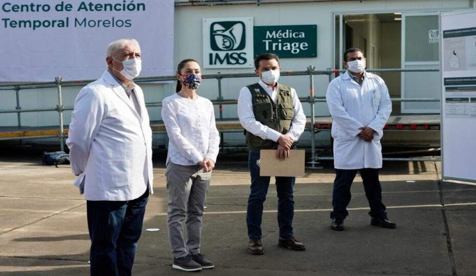 Supervisa con Zoé Robledo CAT Morelos para atender pacientes Covid-19