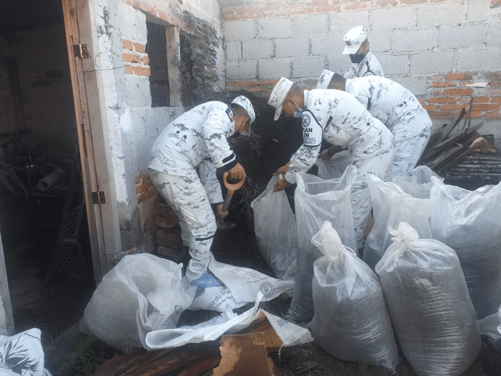 Auxilia Guardia Nacional colonias afectadas por inundaciones en Querétaro