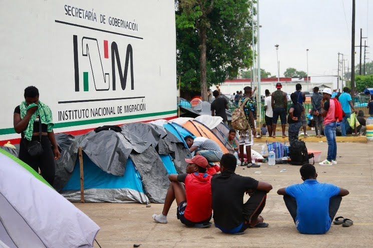 Verifica CNDH condiciones en estación migratoria de Tapachula