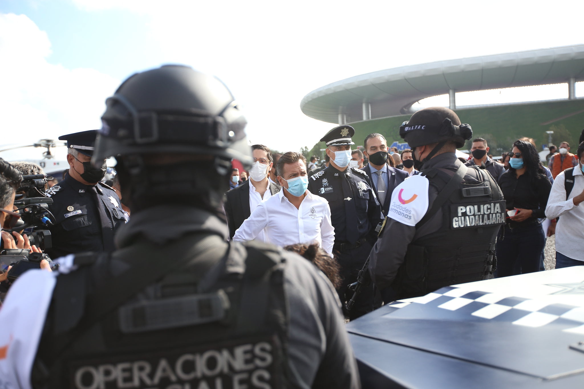 Guadalajara y Zapopan muestran músculo policial