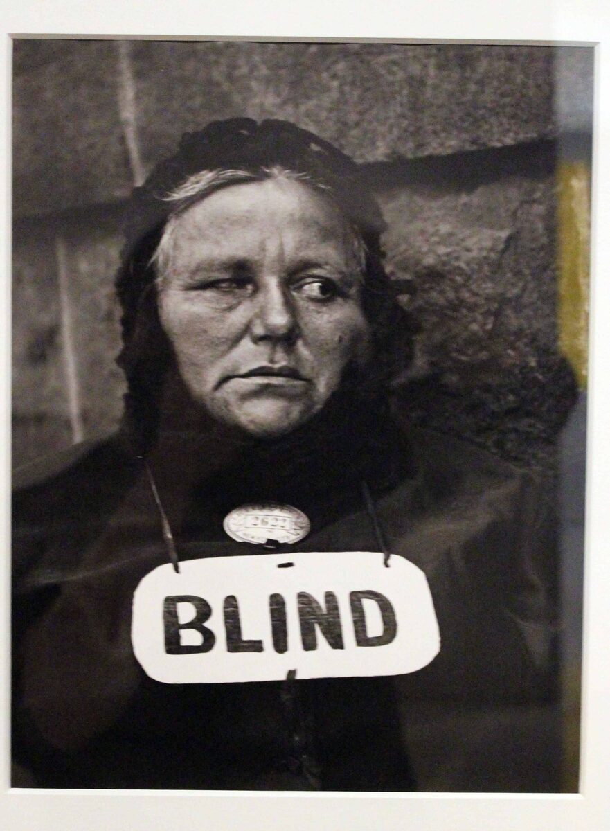 Mujer ciega Nueva York.