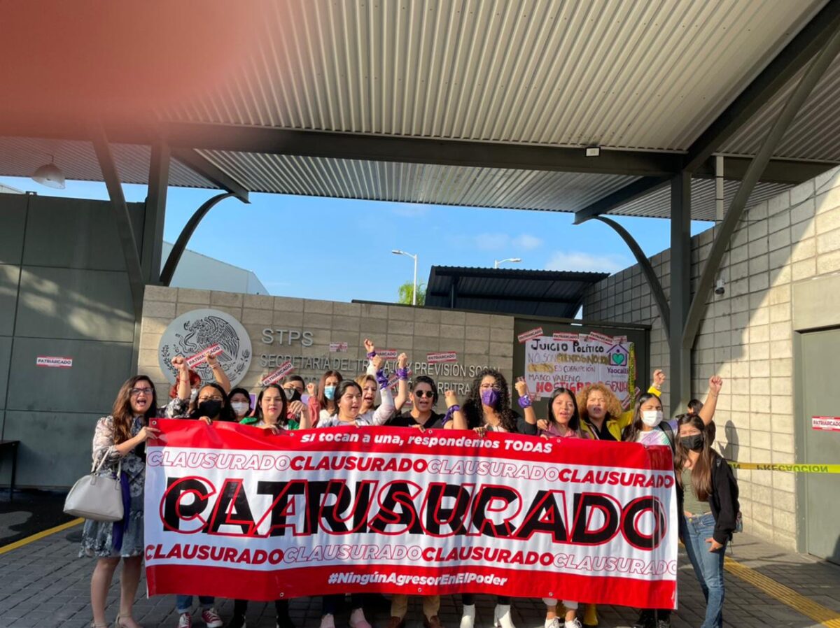 Clausuran la Secretaría del Trabajo y Previsión Social Jalisco