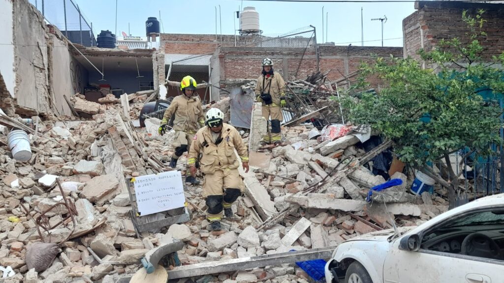 Explosión en finca en la Colonia San Andrés