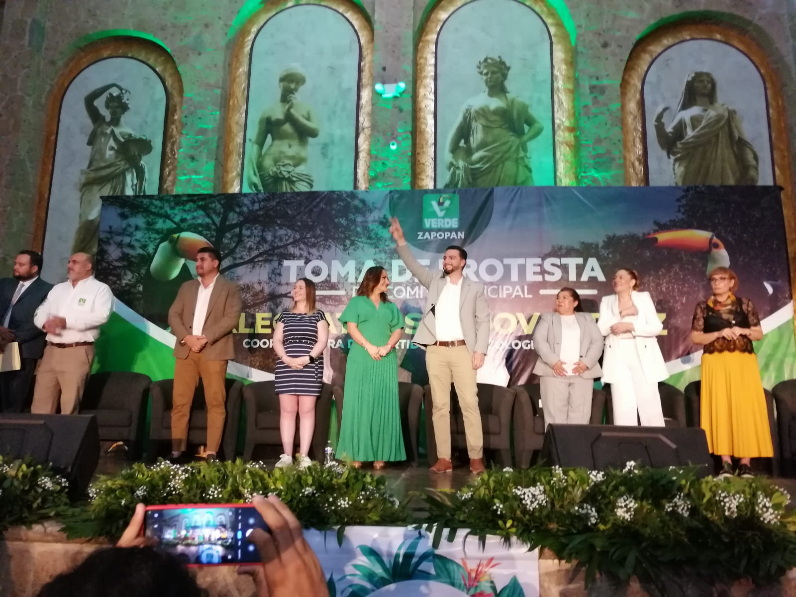 Protesta Kleopatra Sandoval Díaz como coordinadora del Partido Verde Zapopan