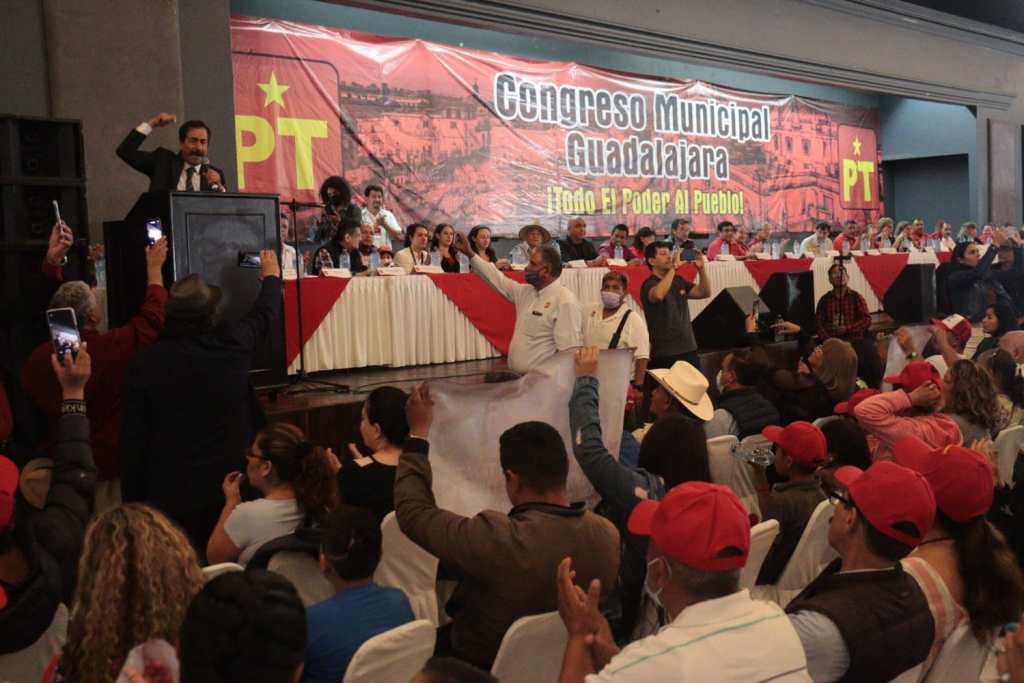 Con un aforo de más de 1000 delegados se realizó congreso extraordinario del PT Guadalajara
