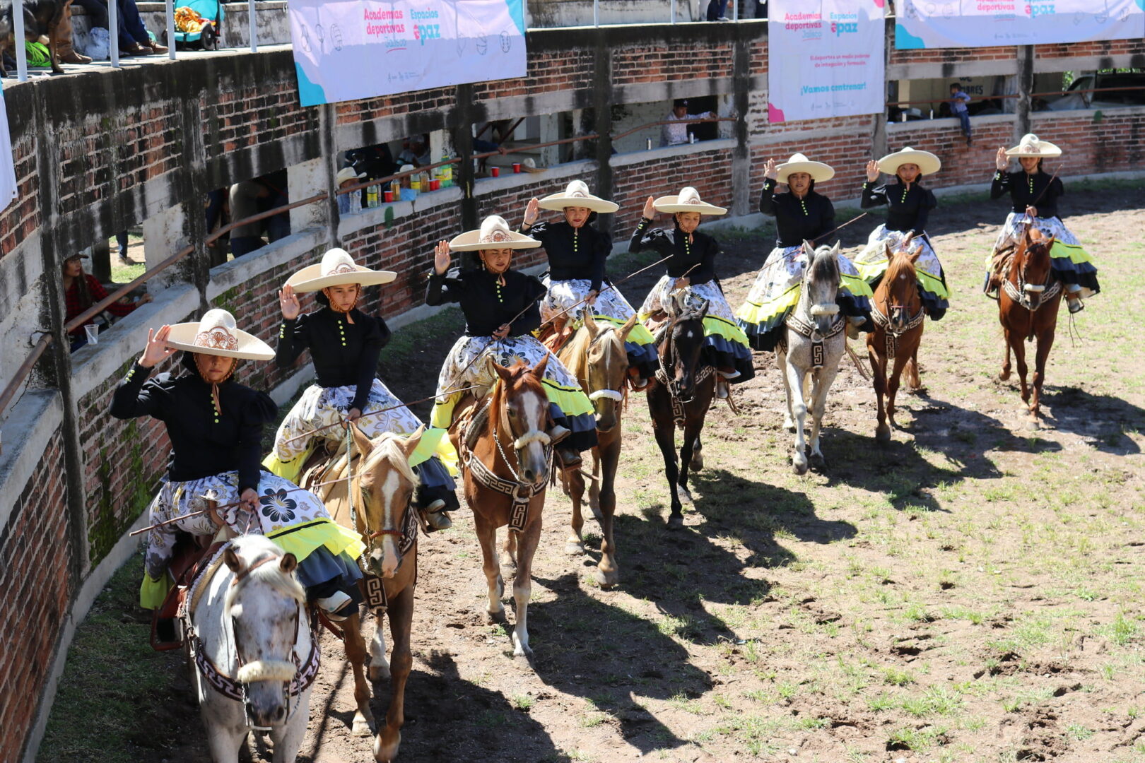 Inauguran primer Academia Deportiva de escaramuzas en San Martín Hidalgo