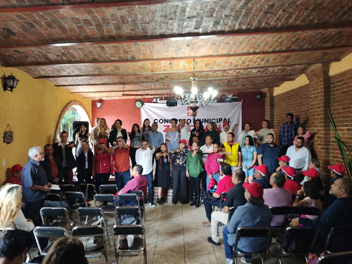 Con casi 100 delegados el Partido del Trabajo realiza congreso en Zapopan