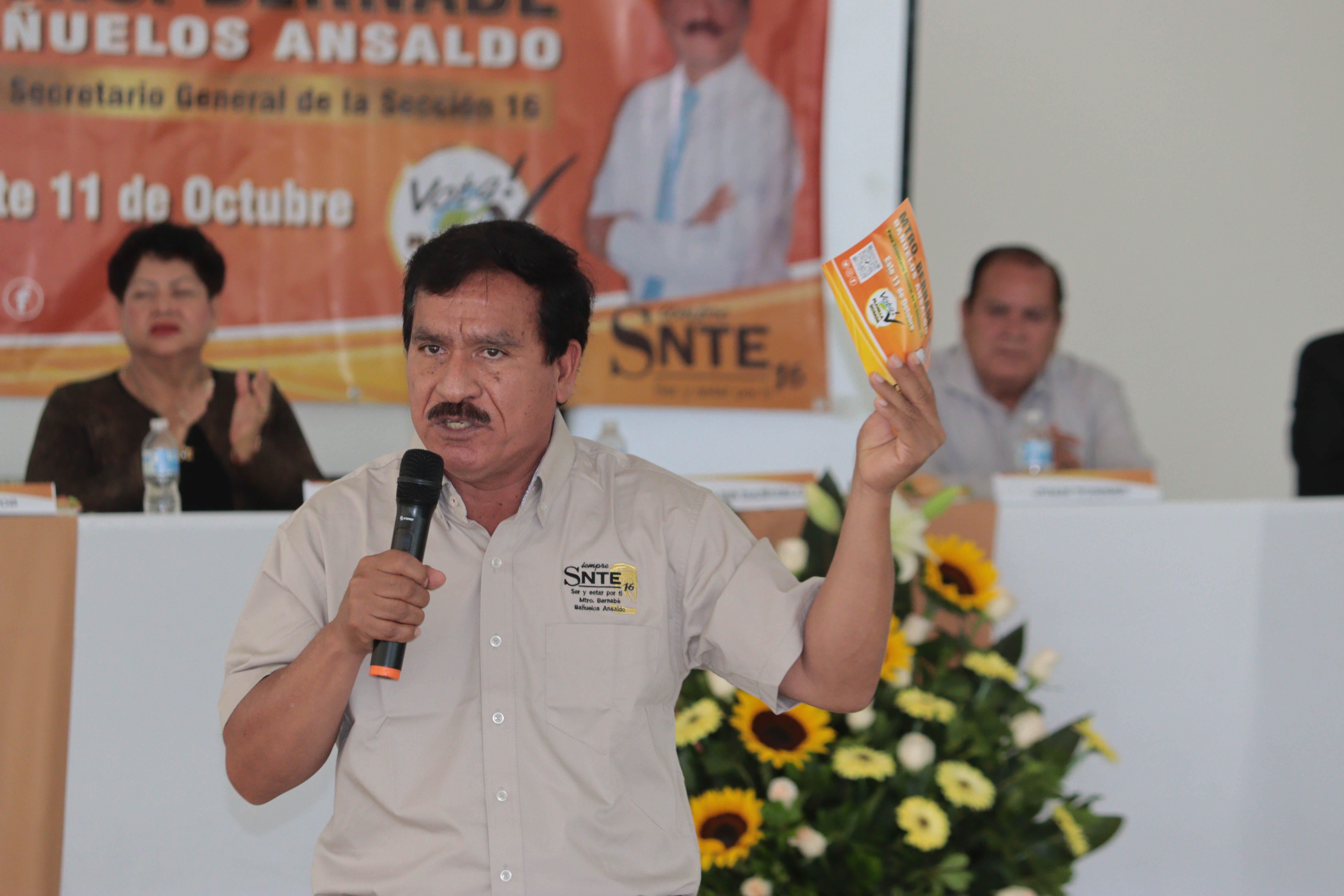 Bernabe Bañuelos ansaldo seccion 16 snte