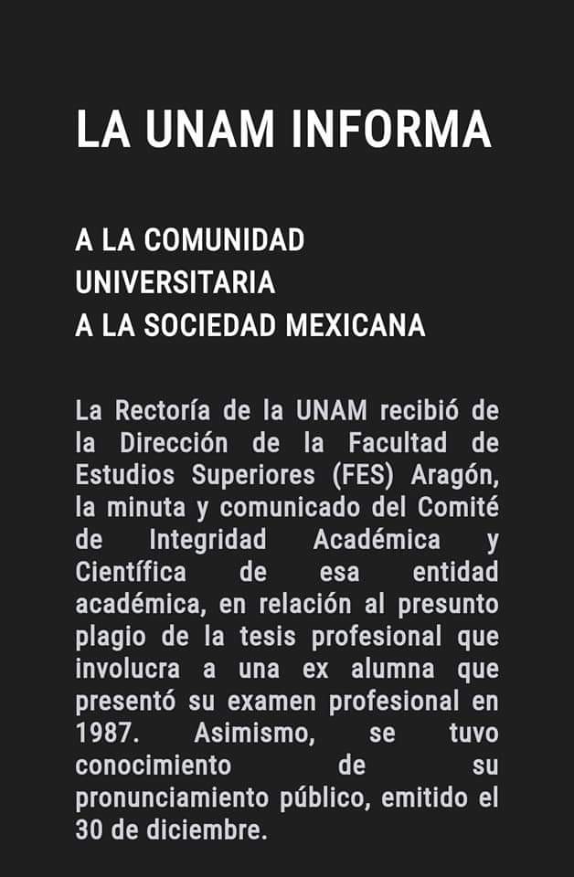 UNAM resolverá plagio de tesis
