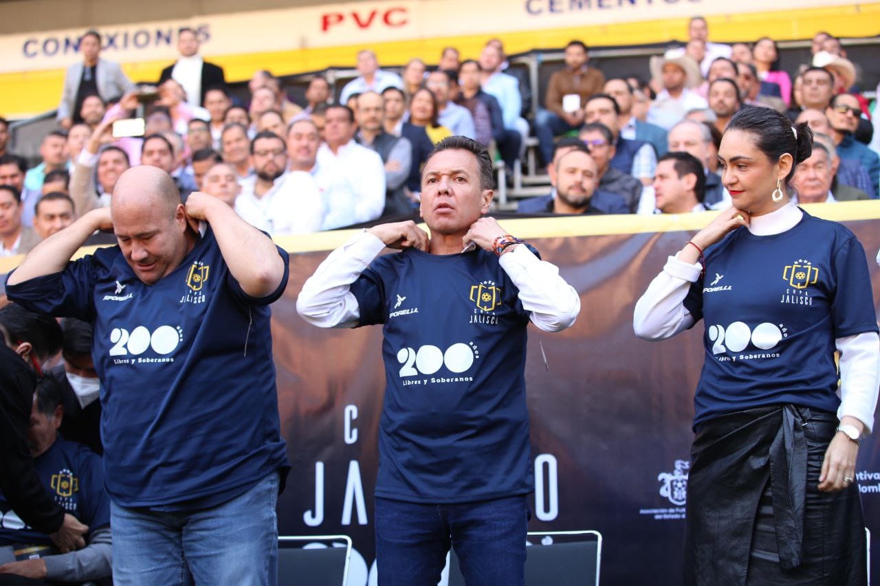 Gobernador anunció la Copa Jalisco “200 años, libres y soberanos”