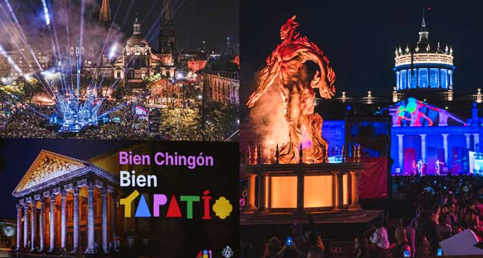 Jalisco y Guadalajara celebran con luces y carrusel 200 y 481 años respectivamente