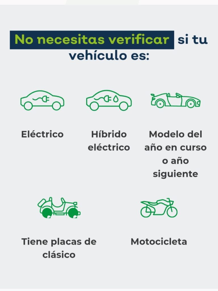 Autos que no necesitan verificación vehicular en Jalisco
