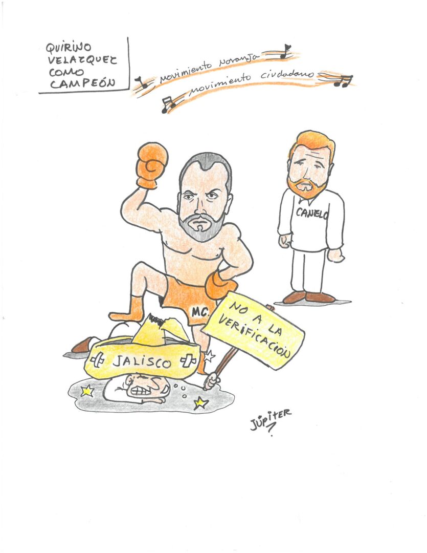 Quirino Velazquez como campeón