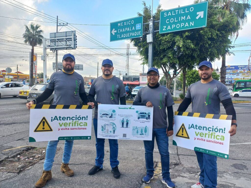 Gobierno de Jalisco lanza a las calles al 'Escuadrón Verde', operativo contra incumplidos de la Verificación Vehicular