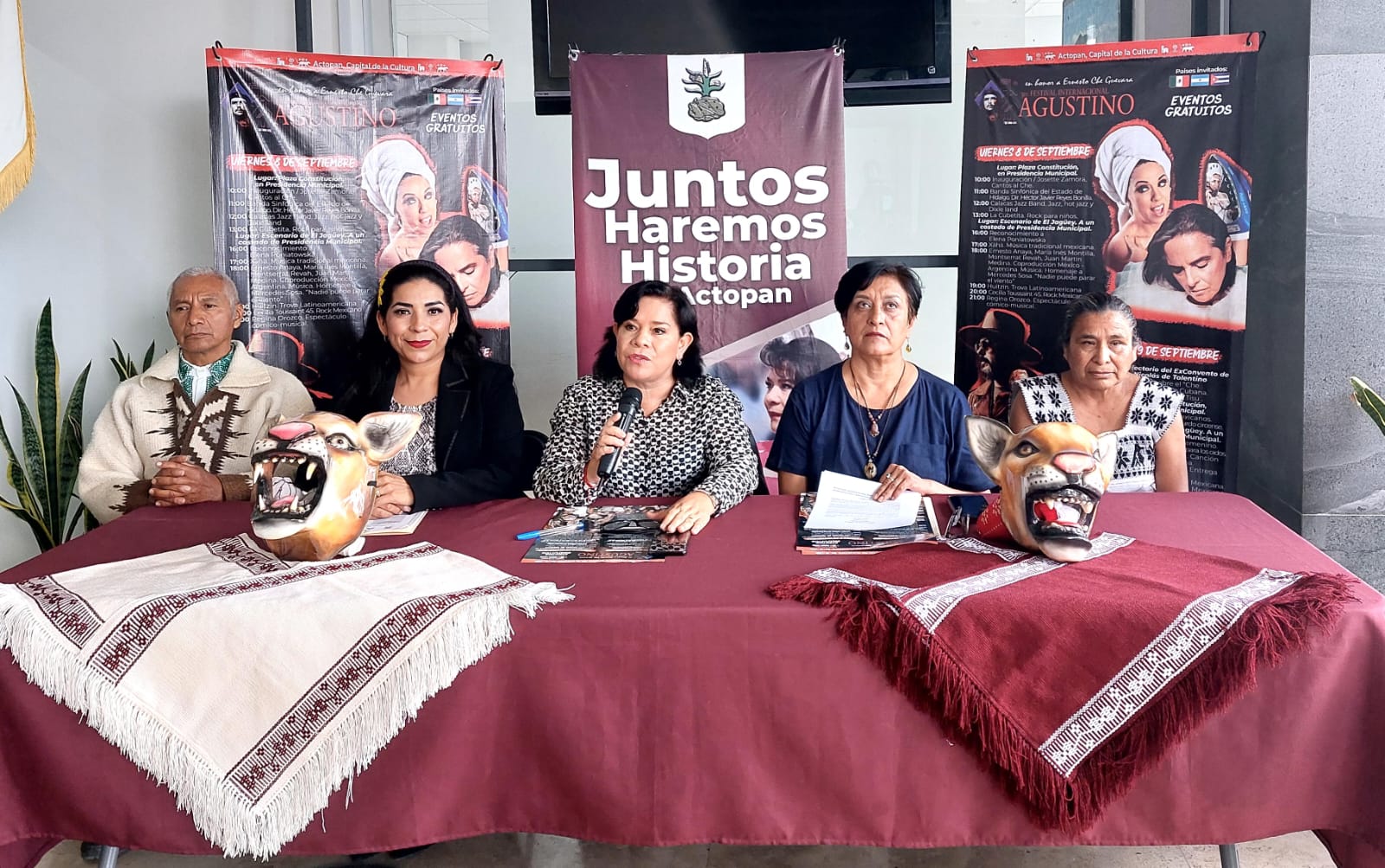 Tatiana Angeles Moreno Norma Mendez presentaron el festival