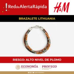 Alerta Profeco por brazalete