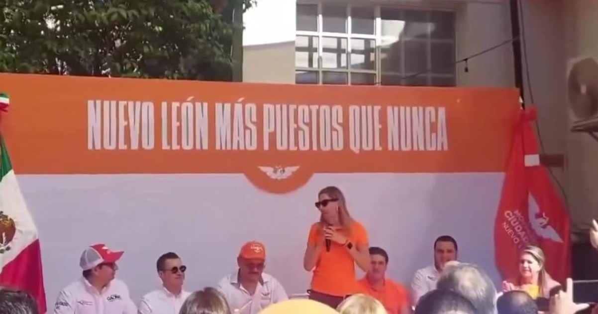 Mariana Rodríguez se registra como precandidata a la alcaldía de Monterrey por MC