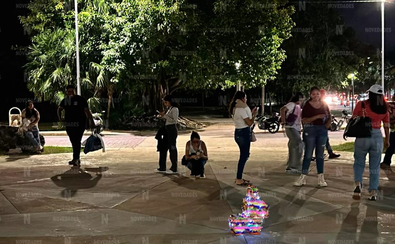 ¡Milagro de Navidad!, regresó el Burrito Sabanero en Malecón Tajamar de Cancún