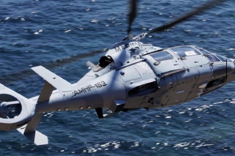 accidente aereo elicoptero marina
