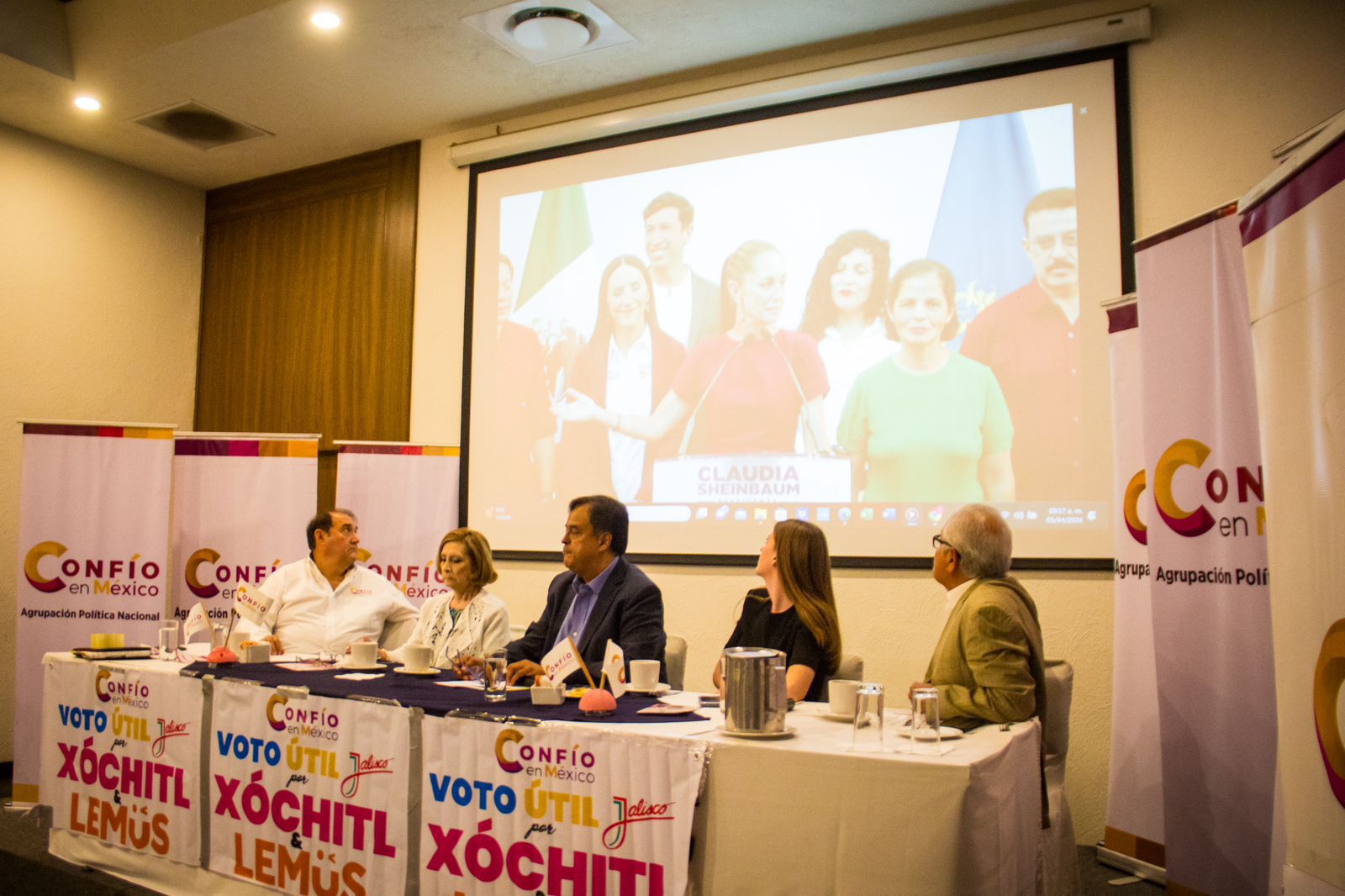 Defiende "Confío" su campaña en favor del voto útil, rechaza ilegalidad y exige respeto