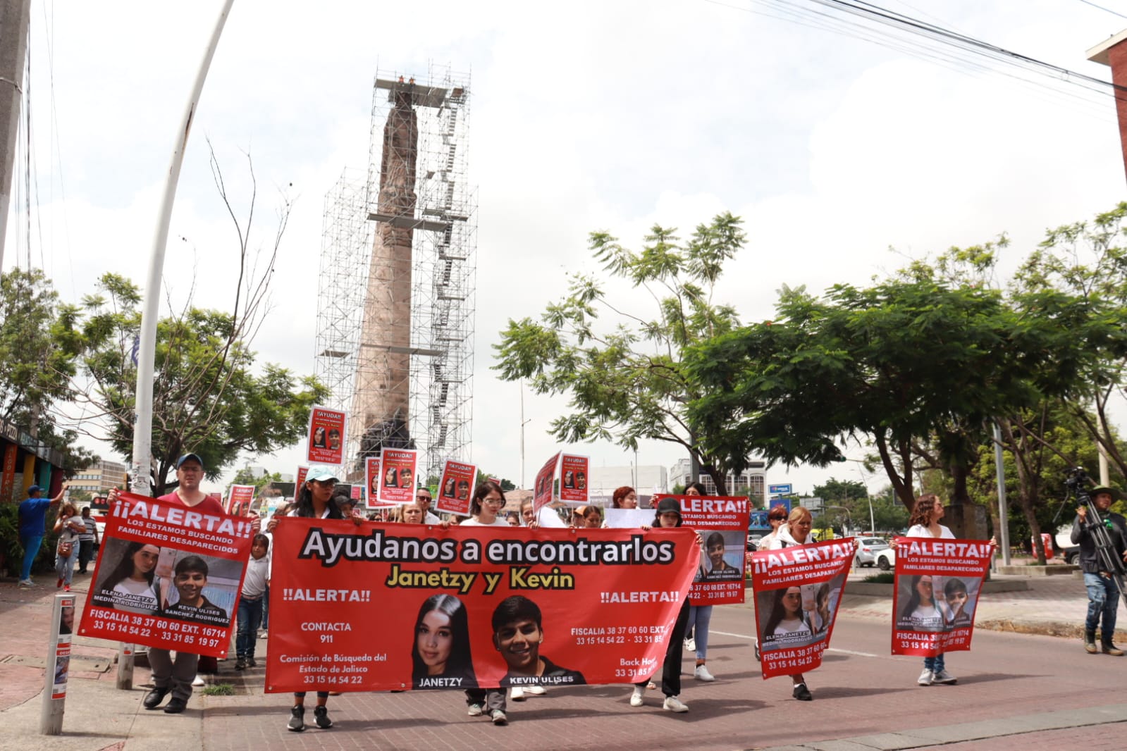 marcha por desaparecidos Janetzy y Kevin 1