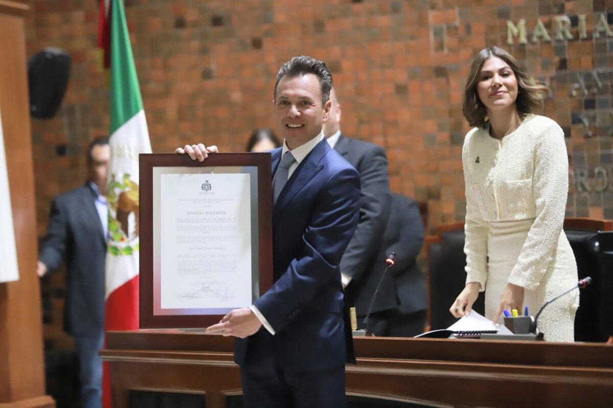 Pablo Lemus rindió protesta como gobernador de Jalisco para el periodo 2024-2030.