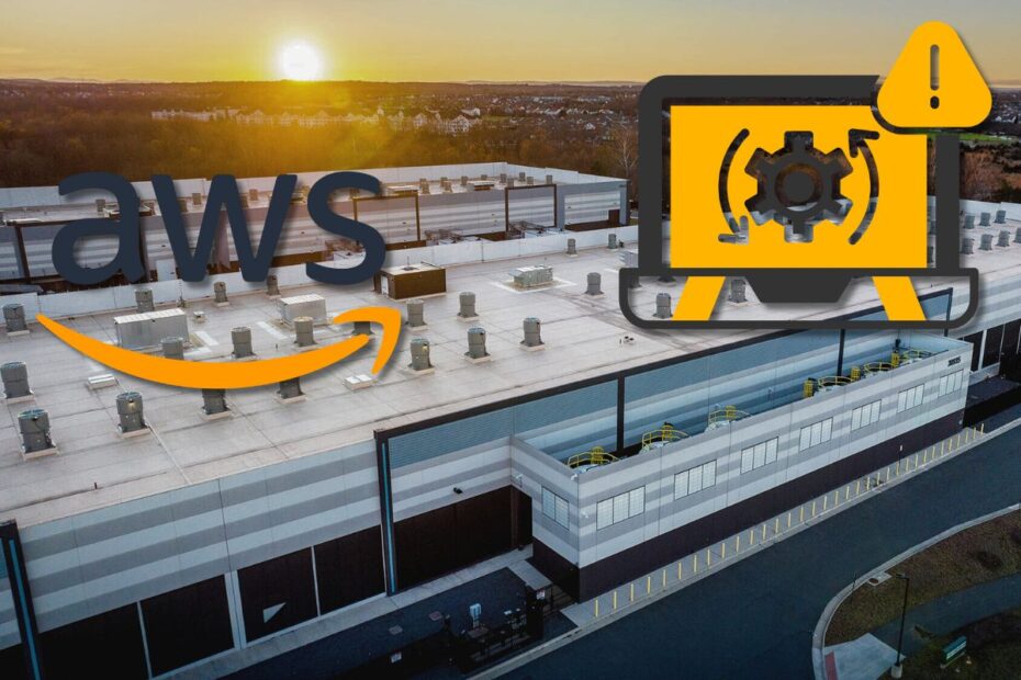 Caida global de Amazon