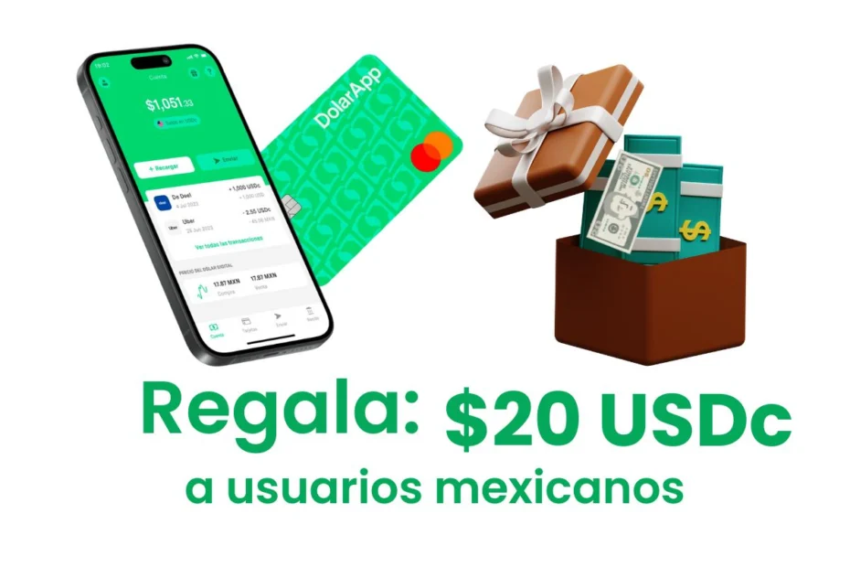 dollar app regala 20 dolares