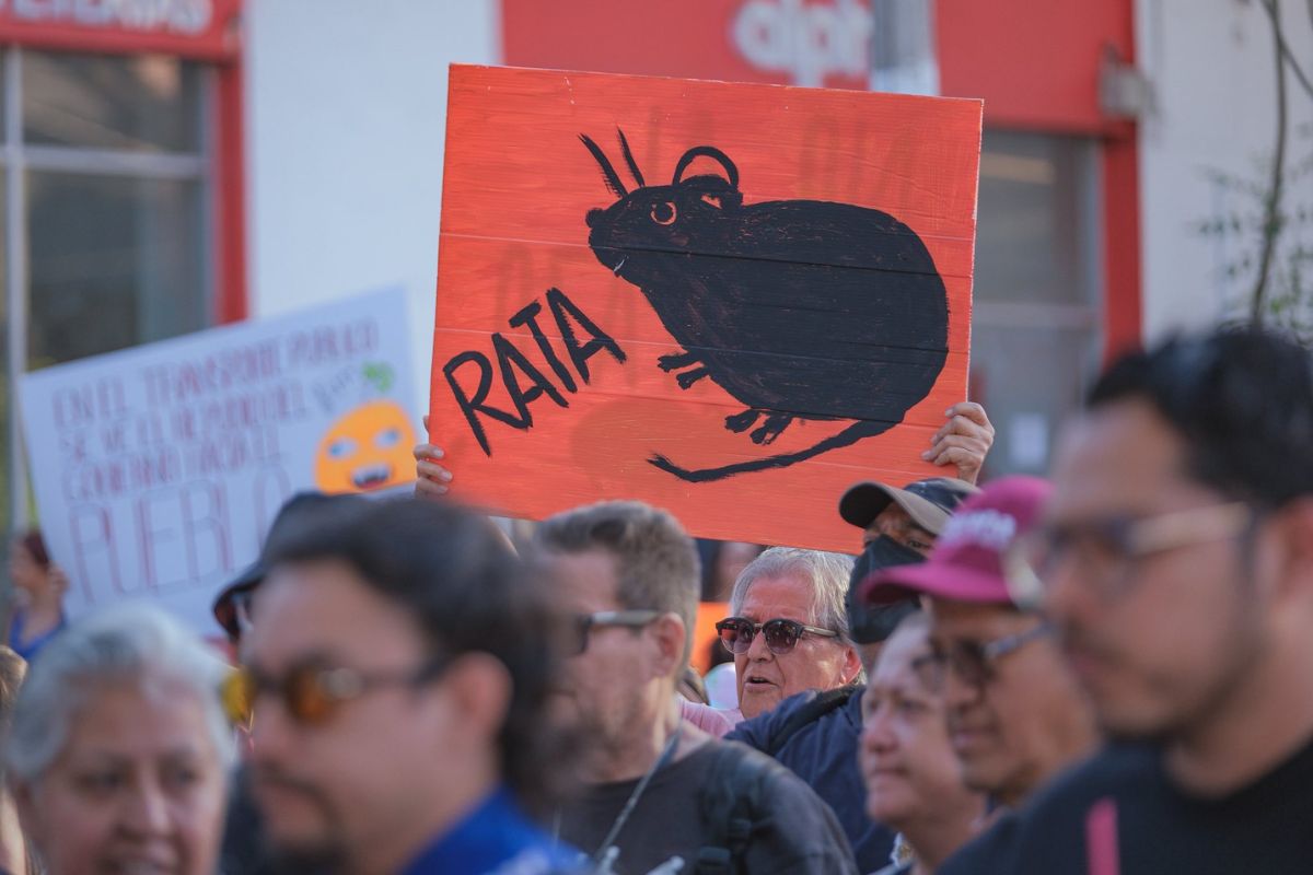 manifestacion contra pablo lemus