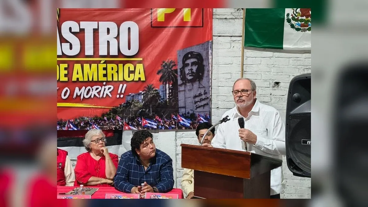 Embajador de Cuba en México, Eugenio Martínez, denuncia sanciones de EE.UU. a Cuba