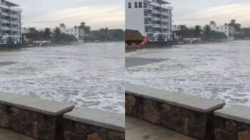 Huracán Trudy en Jalisco: Alerta naranja en 22 municipios por lluvias y olas de 7 metros
