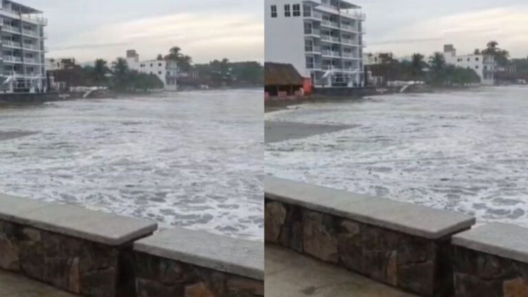 Huracán Trudy en Jalisco: Alerta naranja en 22 municipios por lluvias y olas de 7 metros