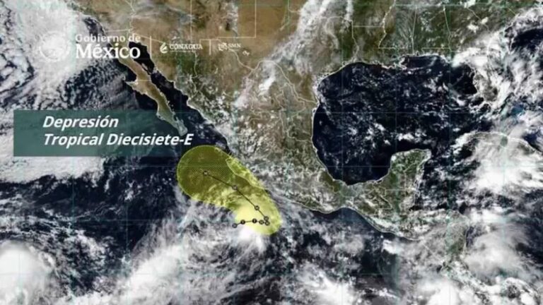 Jalisco activa protocolo de emergencia: Depresión Tropical 20-E amenaza la costa
