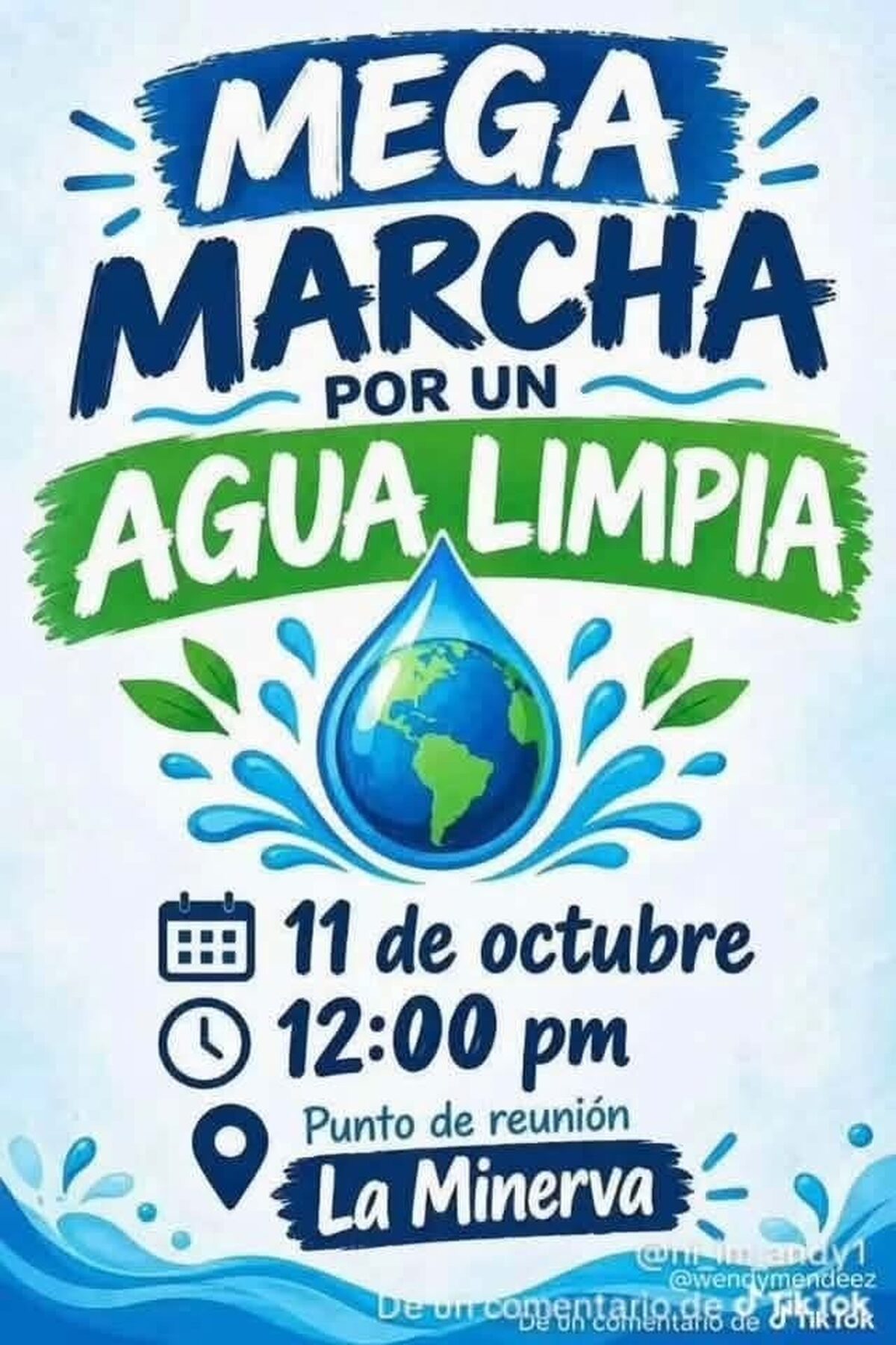 Ciudadanos inconformes por la calidad del agua en la Zona Metropolitana de Guadalajara.